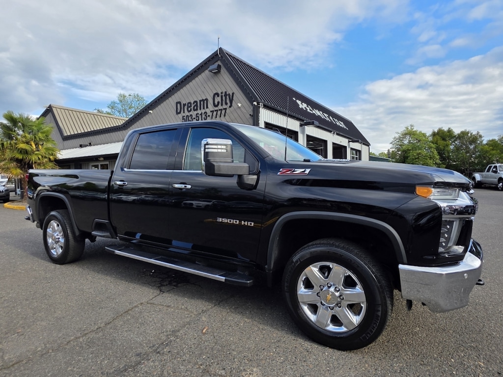 Used 2021 Chevrolet Silverado 4wd 3500 Hd Crew Cab Ltz Pickup 4d 8 Ft 4wd 1-Owner Truck