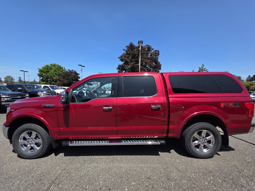 Used 2018 Ford F150 4wd Supercrew Cab Lariat Pickup 4d 5 1/2 Ft Truck