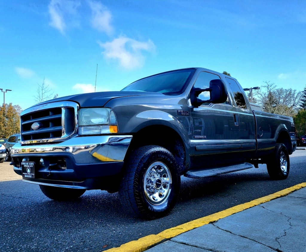 Used 2002 Ford F250 Super Duty Super Cab XLT Long Bed 1-Owner 4wd 7.3 Diesel Truck