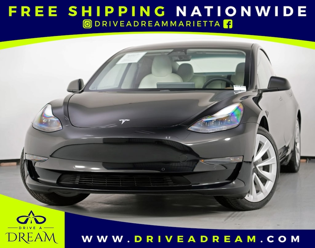 Used 2021 Tesla Model 3 Standard Range Plus Sedan