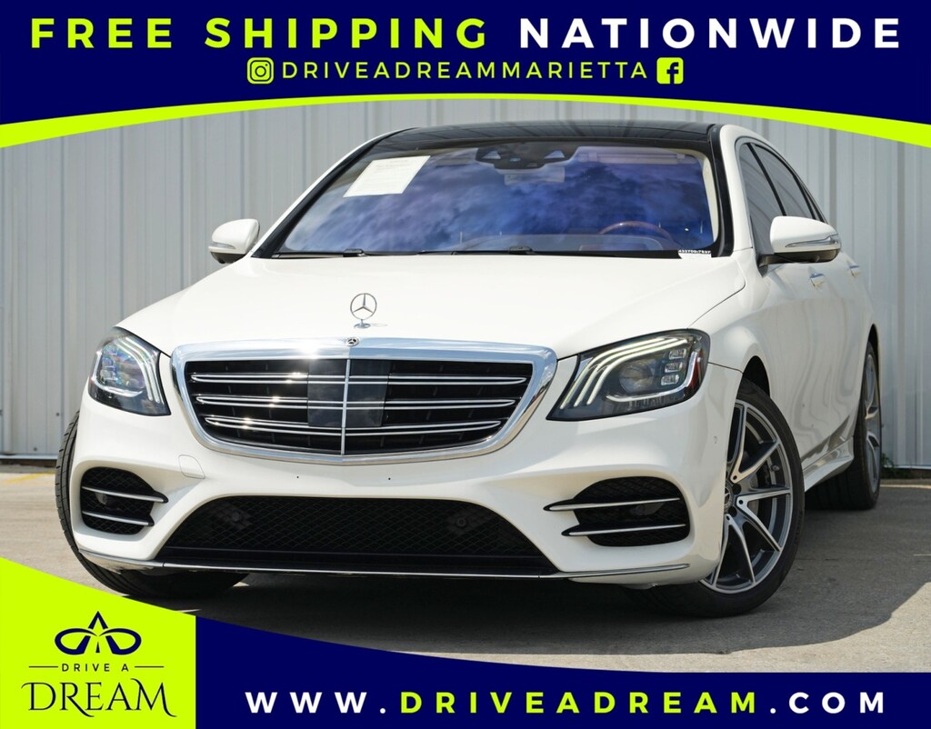 Used 2019 Mercedes-Benz S-Class S 560 w/ Premium, Driver Assist & AMG Line Package Sedan