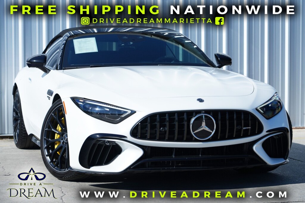 Used 2022 Mercedes-Benz SL AMG SL 63 w/ Performance, Driver Assist & AMG Nigh Convertible