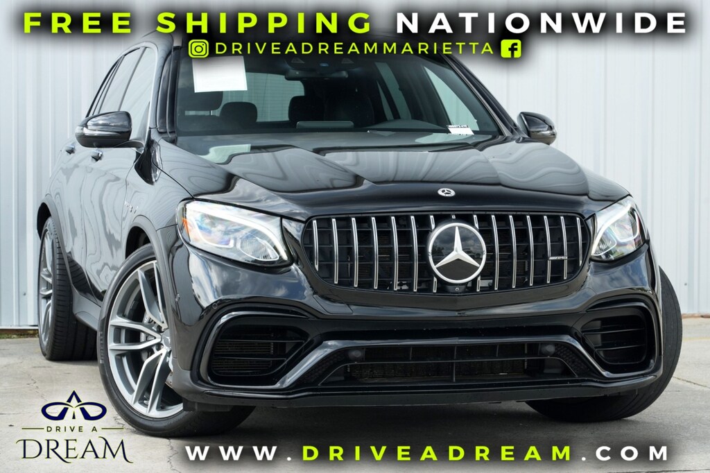 Used 2019 Mercedes-Benz GLC AMG GLC 63 w/ Driver & Parking Assist Packages SUV
