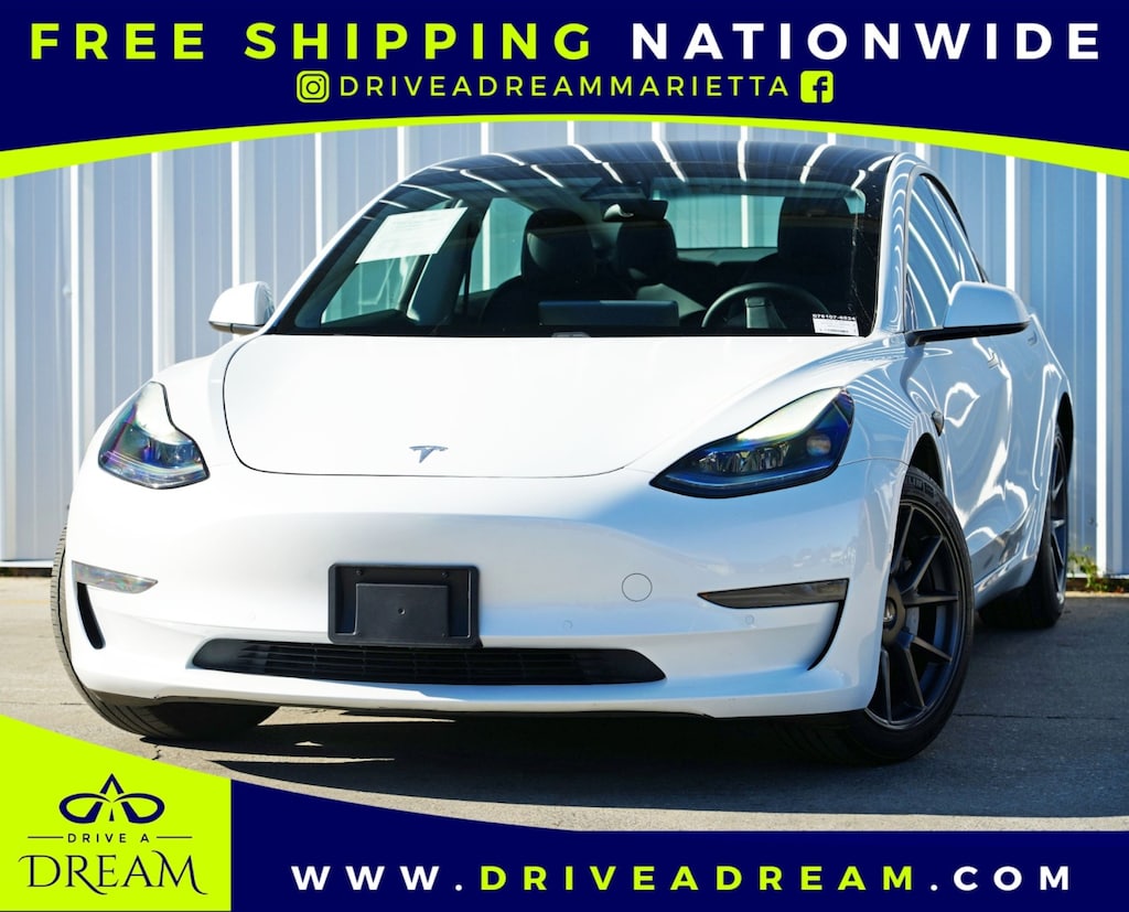 Used 2021 Tesla Model 3 Standard Range Plus Sedan