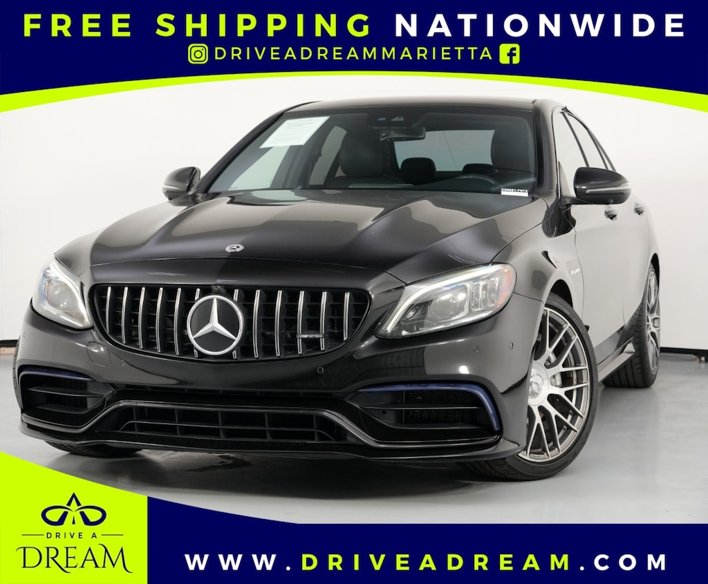 Used 2020 Mercedes-Benz C-Class AMG C 63 w/ Parking Assist & AMG Night Packages Sedan