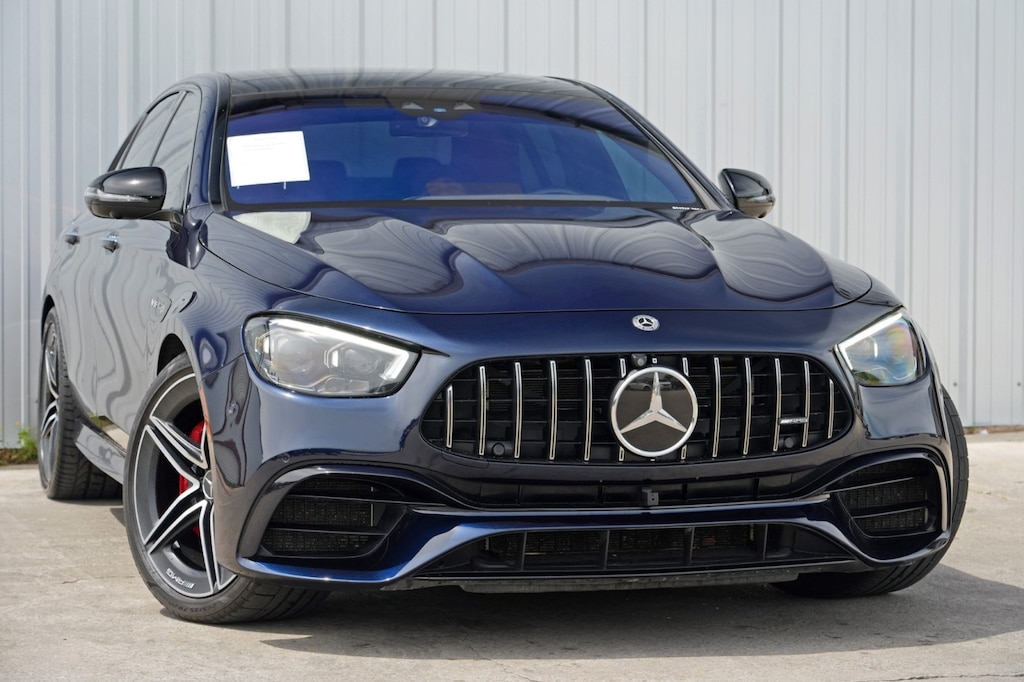 Used 2021 Mercedes-Benz E-Class AMG E 63 S w/ Driver Assist & AMG Night Package Sedan