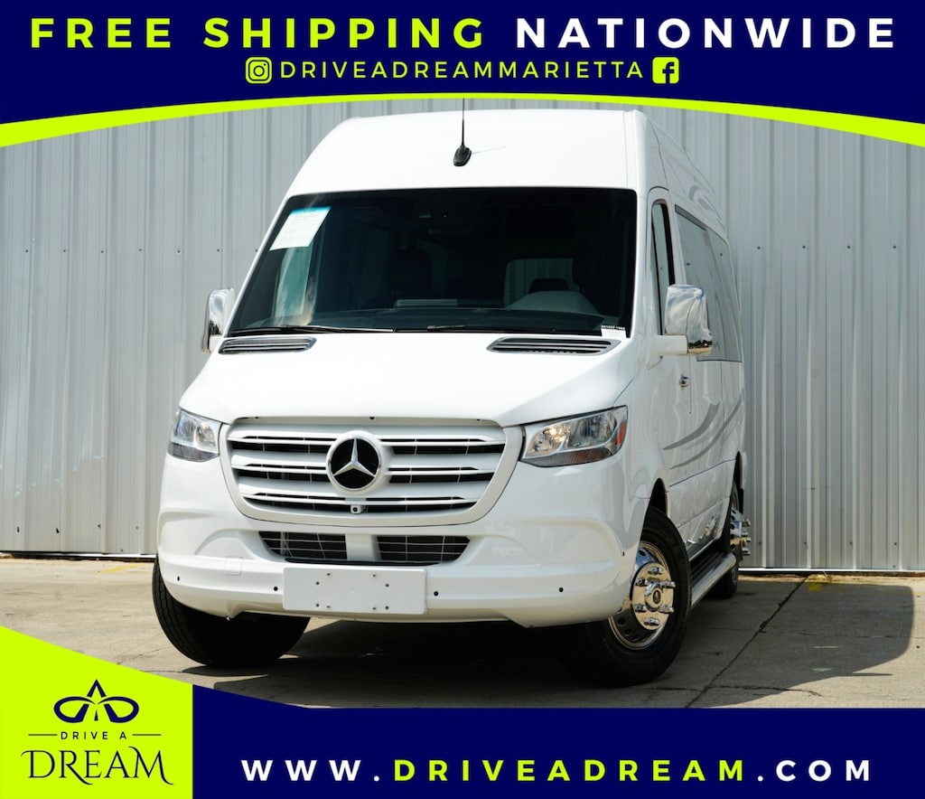 Used 2024 Mercedes-Benz Sprinter Passenger Van w/ Premium & Driver Convenience Packages Van