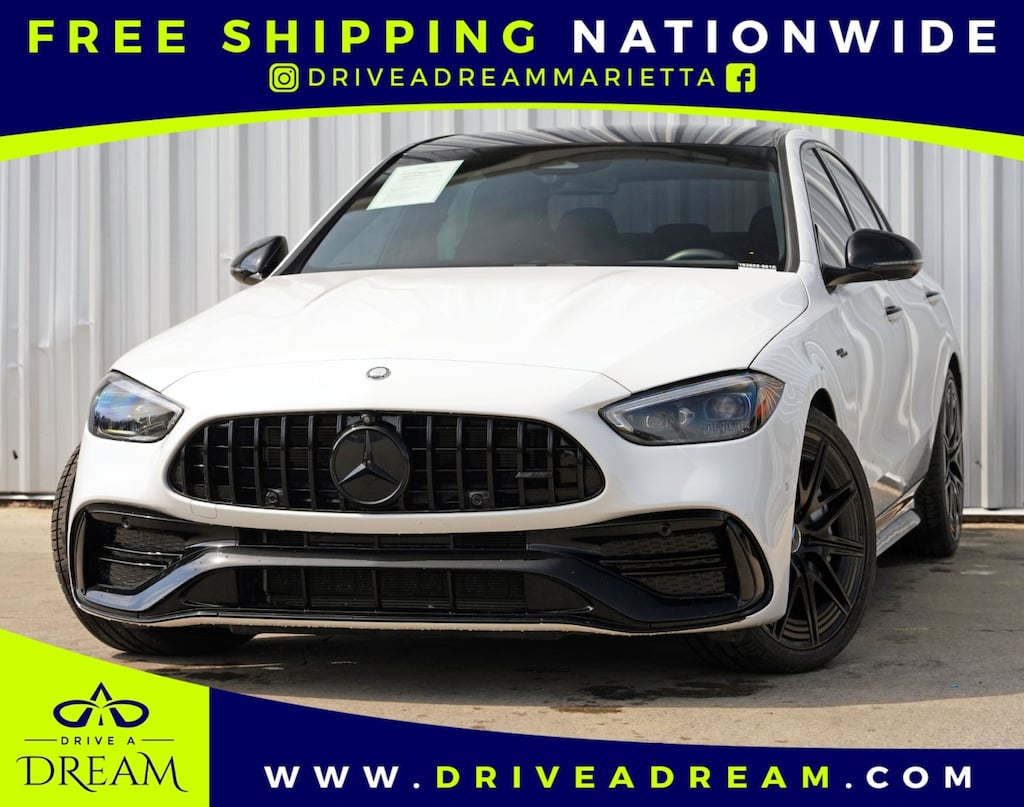 Used 2024 Mercedes-Benz C-Class AMG C 43 w/ AMG Night & Pinnacle Trim Packages Sedan