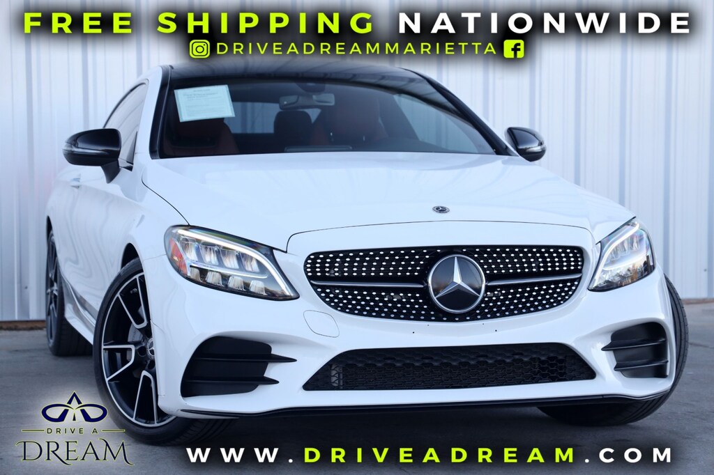 Used 2020 Mercedes-Benz C-Class C 300 w/ AMG Line & Night Packages Coupe