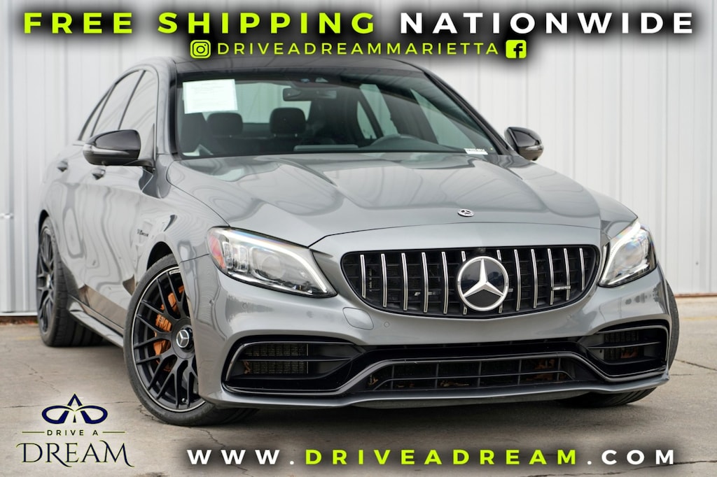 Used 2020 Mercedes-Benz C-Class AMG C 63 S w/ AMG Night & Parking Assist Packages Sedan