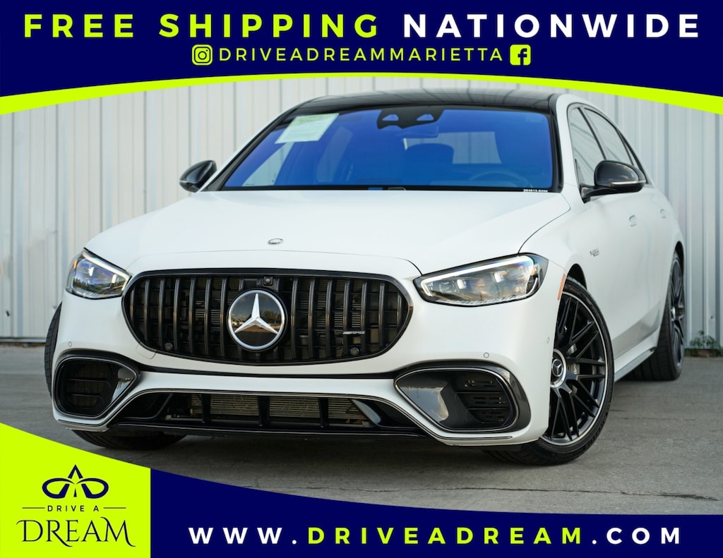 Used 2024 Mercedes-Benz S-Class AMG S 63 E w/ AMG Night Package Sedan