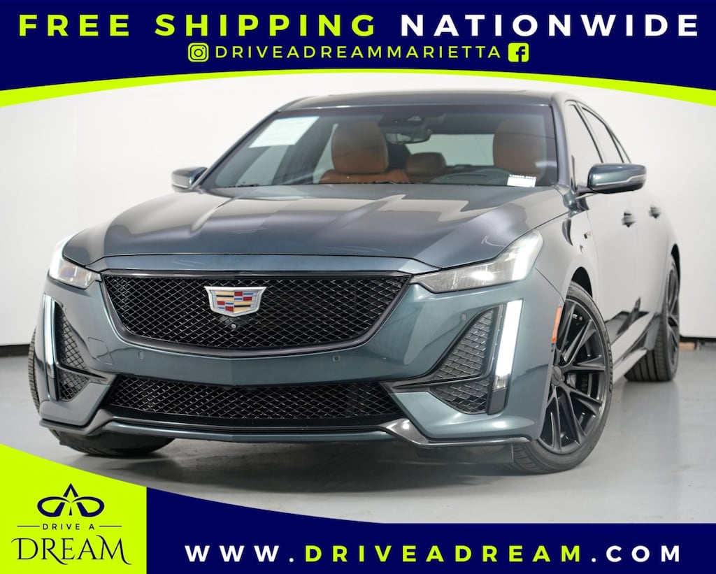 Used 2021 CADILLAC CT5 V-Series w/ Platinum, Premium & Driver Assist Pack Sedan
