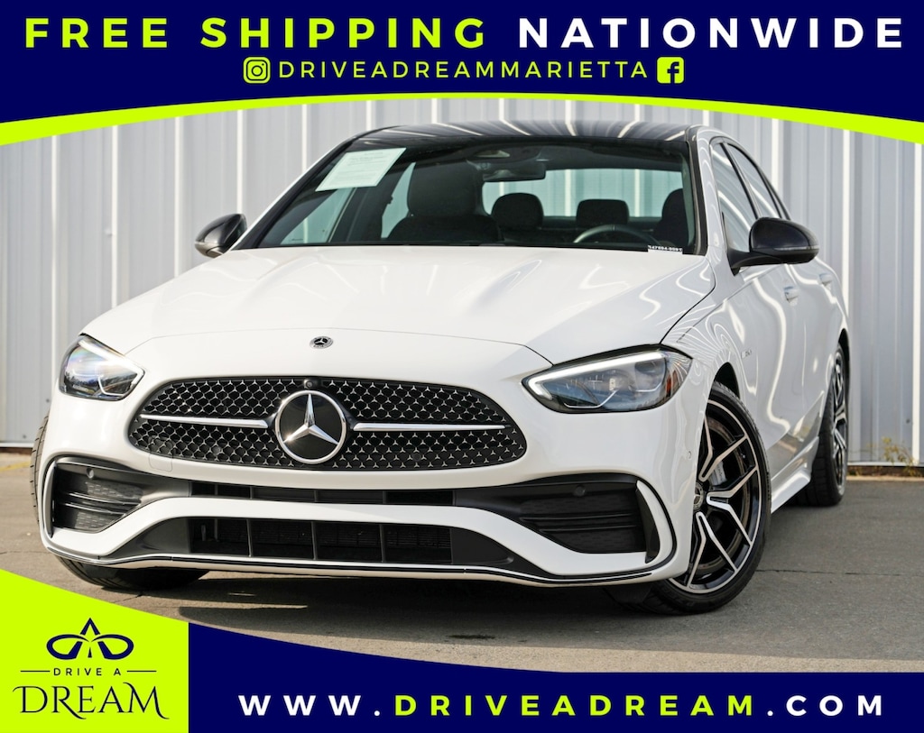 Used 2023 Mercedes-Benz C-Class C 300 w/ AMG Line, Night & Exclusive Packages Sedan