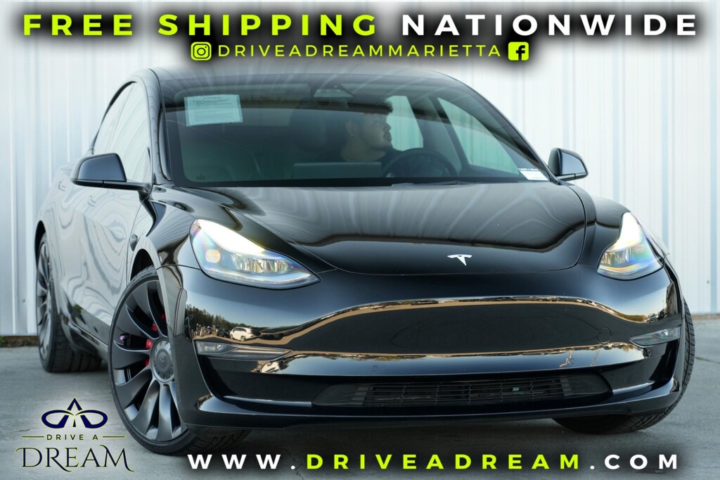 Used 2022 Tesla Model 3 Performance Sedan