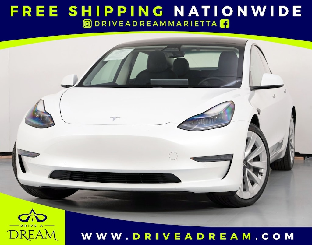 Used 2021 Tesla Model 3 Standard Range Plus Sedan