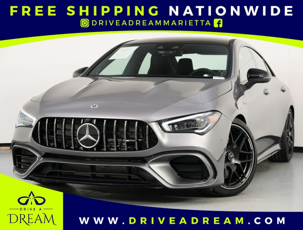 Used 2022 Mercedes-Benz CLA AMG CLA 45 w/ AMG Night & Parking Assist Packages Sedan