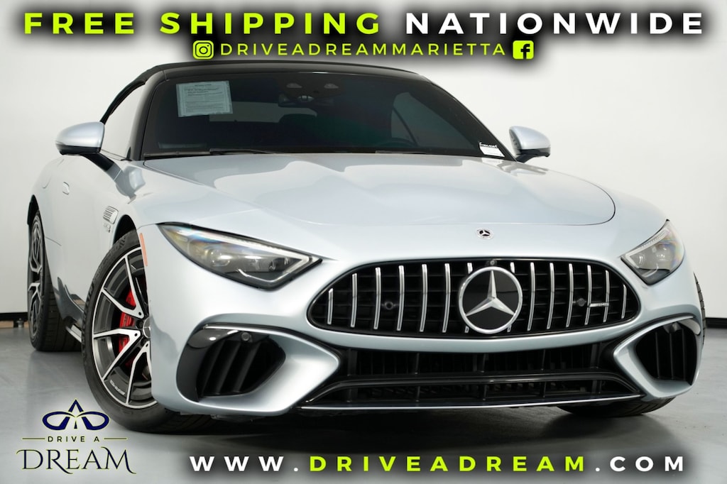 Used 2022 Mercedes-Benz SL AMG SL 55 w/ Driver Assist Packages Convertible