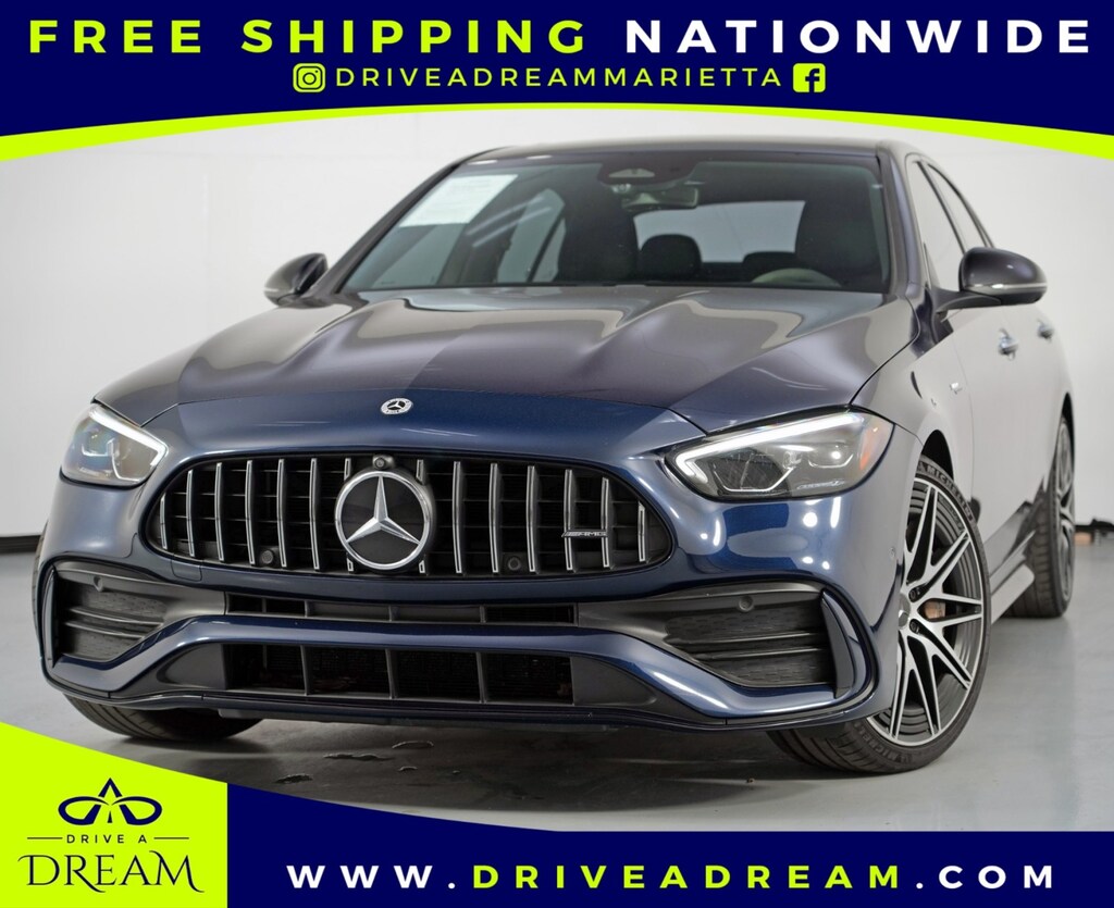 Used 2023 Mercedes-Benz C-Class AMG C 43 w/ AMG Night Package Sedan