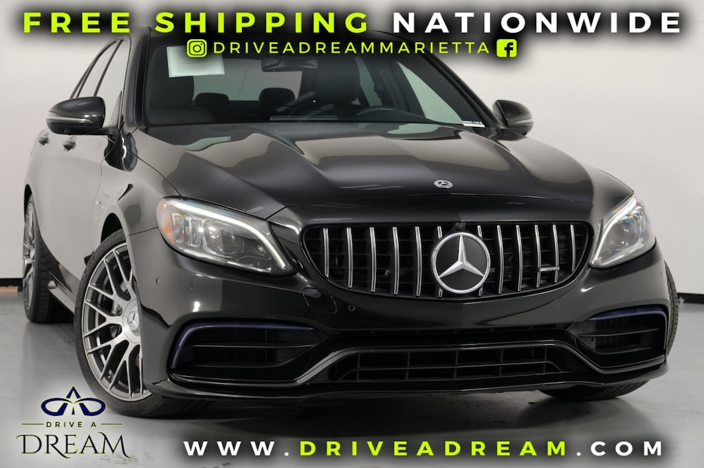 Used 2020 Mercedes-Benz C-Class AMG C 63 w/ Parking Assist & AMG Night Packages Sedan