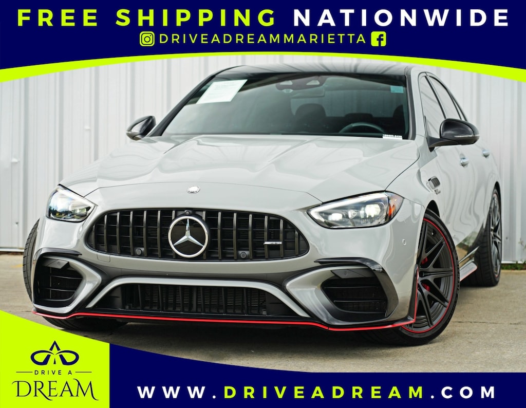 Used 2024 Mercedes-Benz C-Class AMG C 63 S E Performance w/ Pinnacle Trim & Driver Sedan