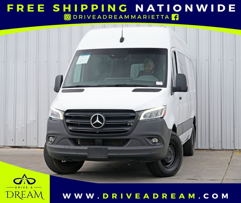 Used 2023 Mercedes-Benz Sprinter Cargo Van w/ Premium Plus, Comfort & Premium Plus Packages Van Cargo Van