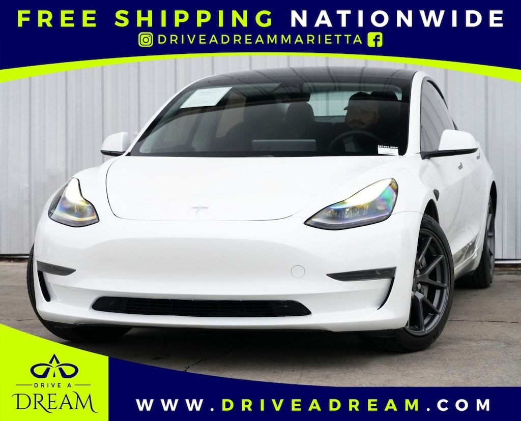Used 2021 Tesla Model 3 Standard Range Plus Sedan