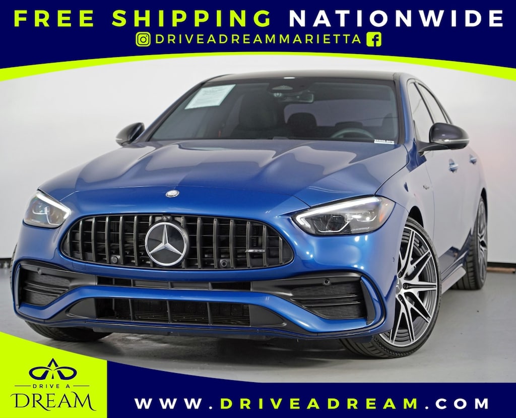 Used 2024 Mercedes-Benz C-Class AMG C 43 w/ AMG Night Package Sedan