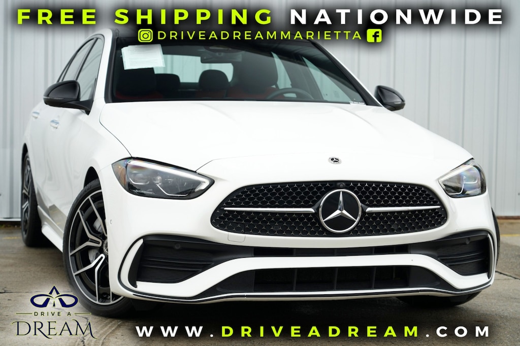 Used 2023 Mercedes-Benz C-Class C 300 w/ AMG Line, Night & Exclusive Trim Packages Sedan