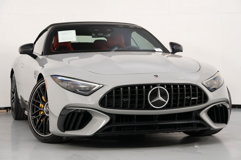 Used 2022 Mercedes-Benz SL AMG SL 55 w/ Performance, Night & Driver Assist Pa Convertible