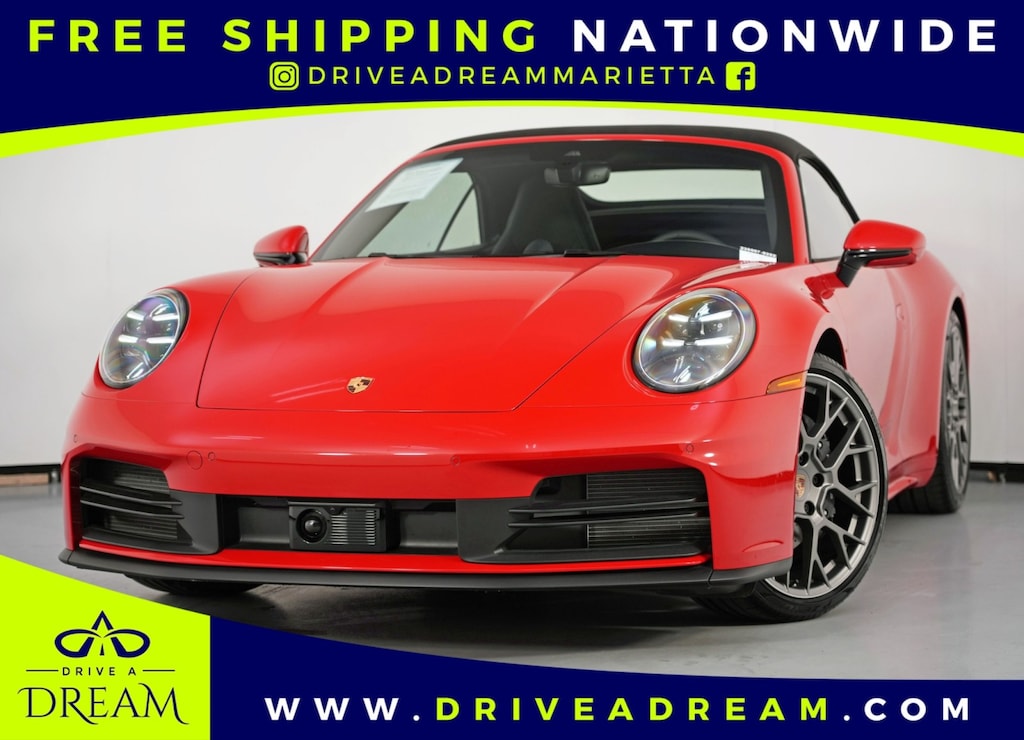 Used 2025 Porsche 911 Carrera w/ Premium Package Convertible