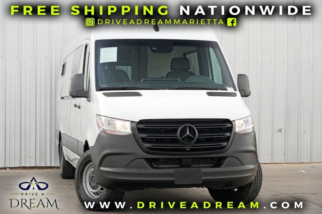 Used 2021 Mercedes-Benz Sprinter Cargo Van w/ Premium Plus & Driver Convenience Packages Van Extended Cargo Van