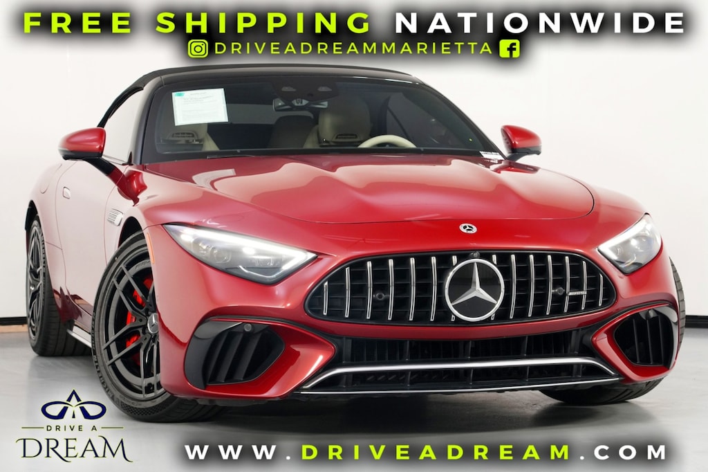 Used 2022 Mercedes-Benz SL AMG SL 55 w/ Driver Assist Packages Convertible