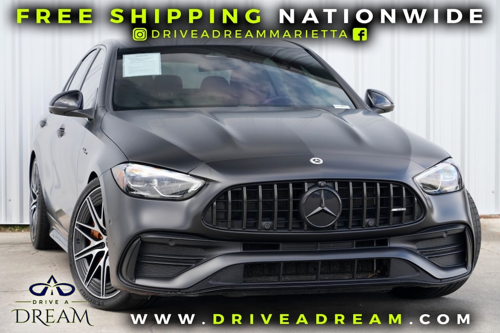 Used 2023 Mercedes-Benz C-Class AMG C 43 w/ AMG Night & Pinnacle Trim Packages Sedan