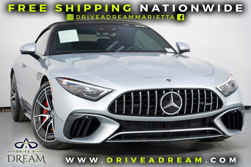 Used 2022 Mercedes-Benz SL AMG SL 55 w/ Driver Assist Package Convertible