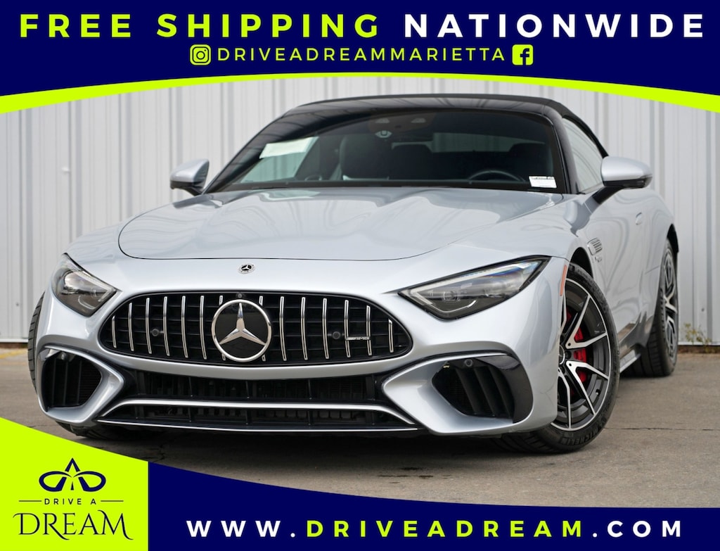 Used 2022 Mercedes-Benz SL AMG SL 55 w/ Driver Assist Package Convertible