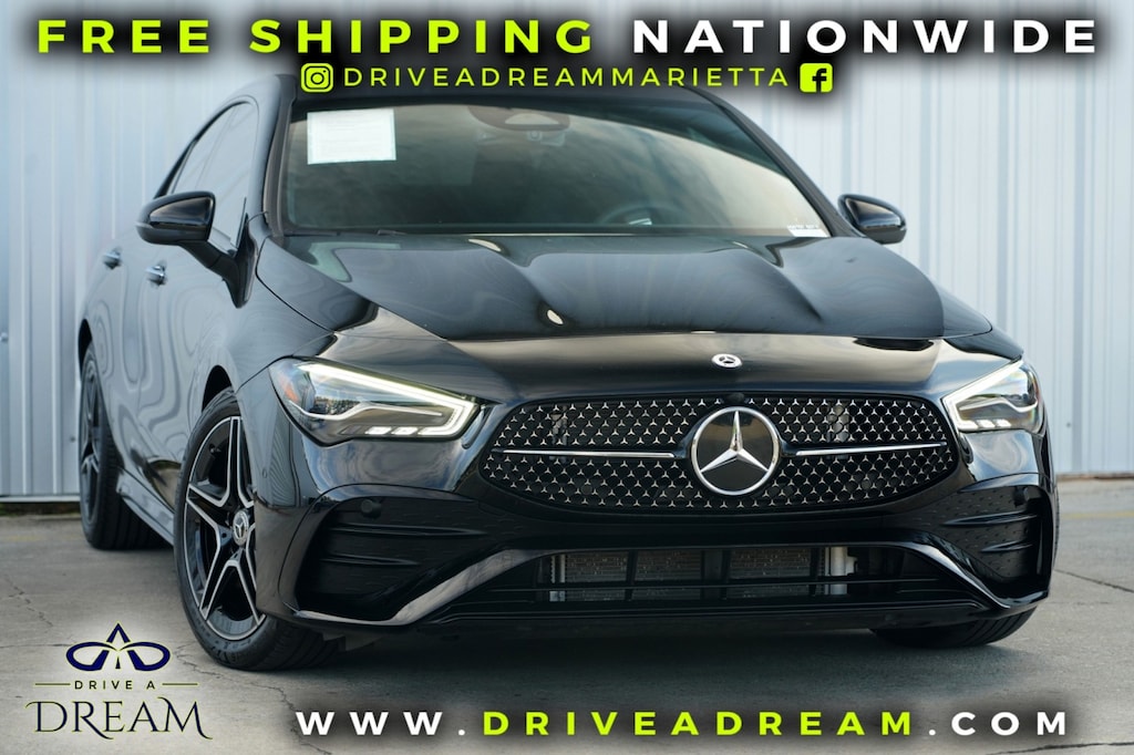 Used 2024 Mercedes-Benz CLA CLA 250 w/ AMG Night Package Coupe