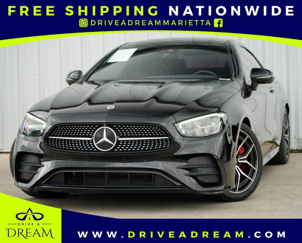 Used 2021 Mercedes-Benz E-Class E 450 w/ AMG Line, Driver Assist & Night Packages Coupe