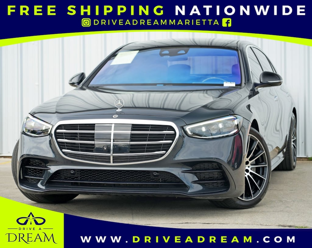 Used 2021 Mercedes-Benz S-Class S 580 w/ AMG Line & Night Packages Sedan