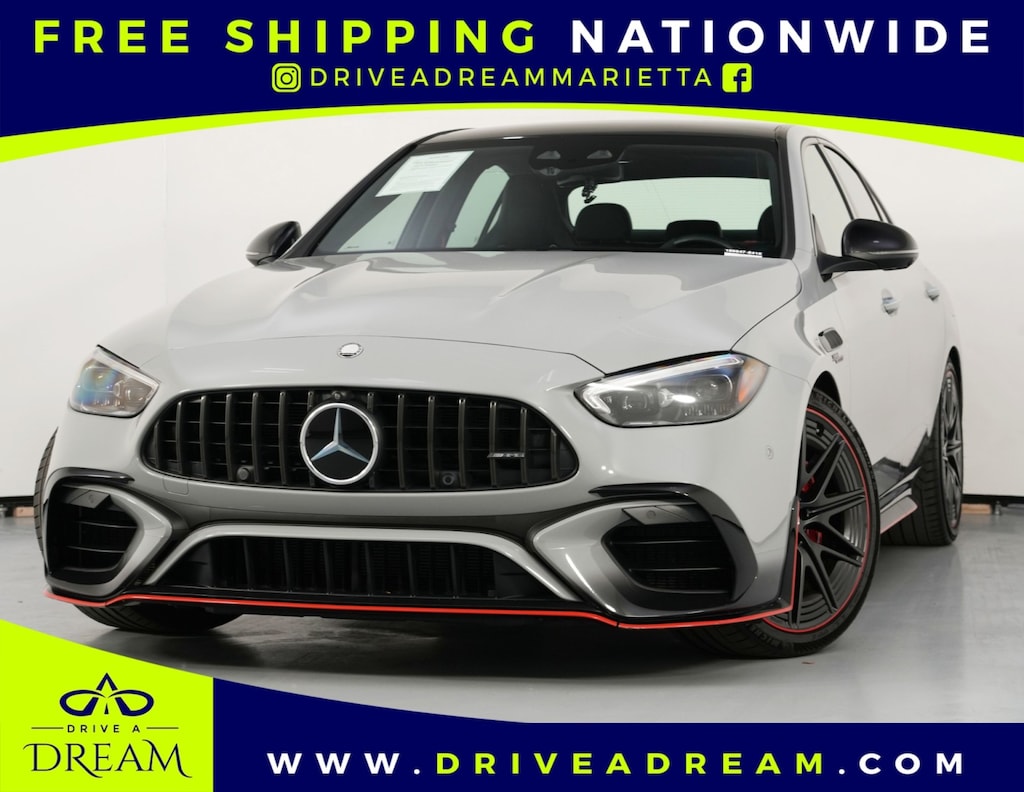 Used 2024 Mercedes-Benz C-Class AMG C 63 S E Performance w/ Pinnacle Trim & Driver Sedan
