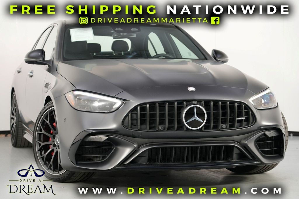 Used 2024 Mercedes-Benz C-Class AMG C 63 S E Performance w/ Driver Assist & AMG Ni Sedan