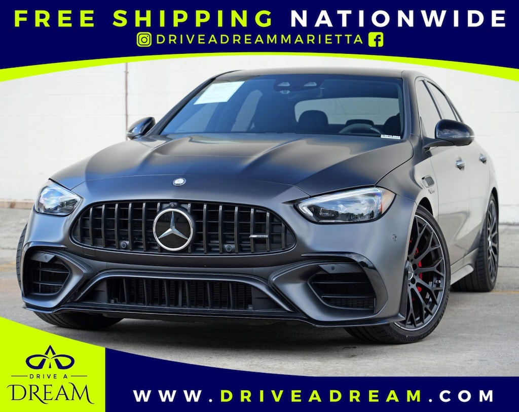 Used 2024 Mercedes-Benz C-Class AMG C 63 S E Performance w/ AMG Night & Driver Ass Sedan