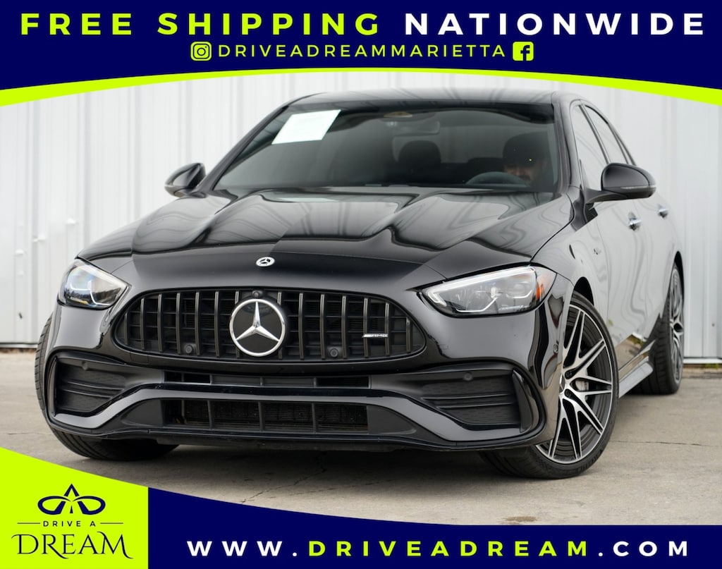 Used 2023 Mercedes-Benz C-Class AMG C 43 W/ Night Package Sedan