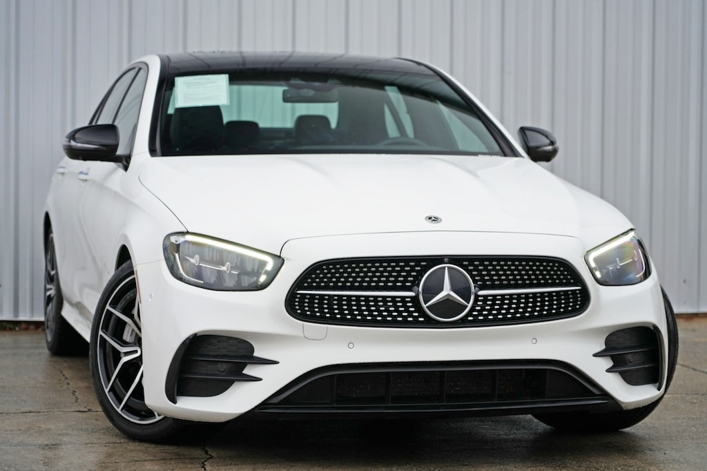 Used 2021 Mercedes-Benz E-Class E 350 w/ Premium, AMG Line & Night Packages Sedan