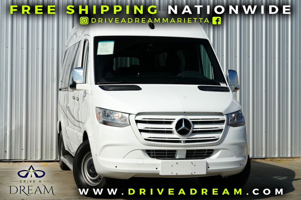 Used 2024 Mercedes-Benz Sprinter Passenger Van w/ Premium & Driver Convenience Packages Van