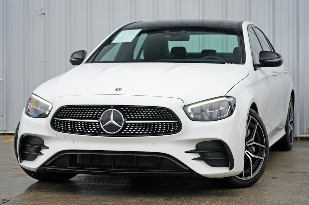 Used 2021 Mercedes-Benz E-Class E 350 w/ Premium, AMG Line & Night Packages Sedan