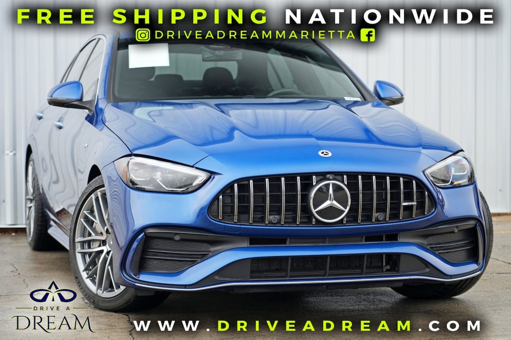 Used 2023 Mercedes-Benz C-Class AMG C 43 w/ Pinnacle Trim Package Sedan
