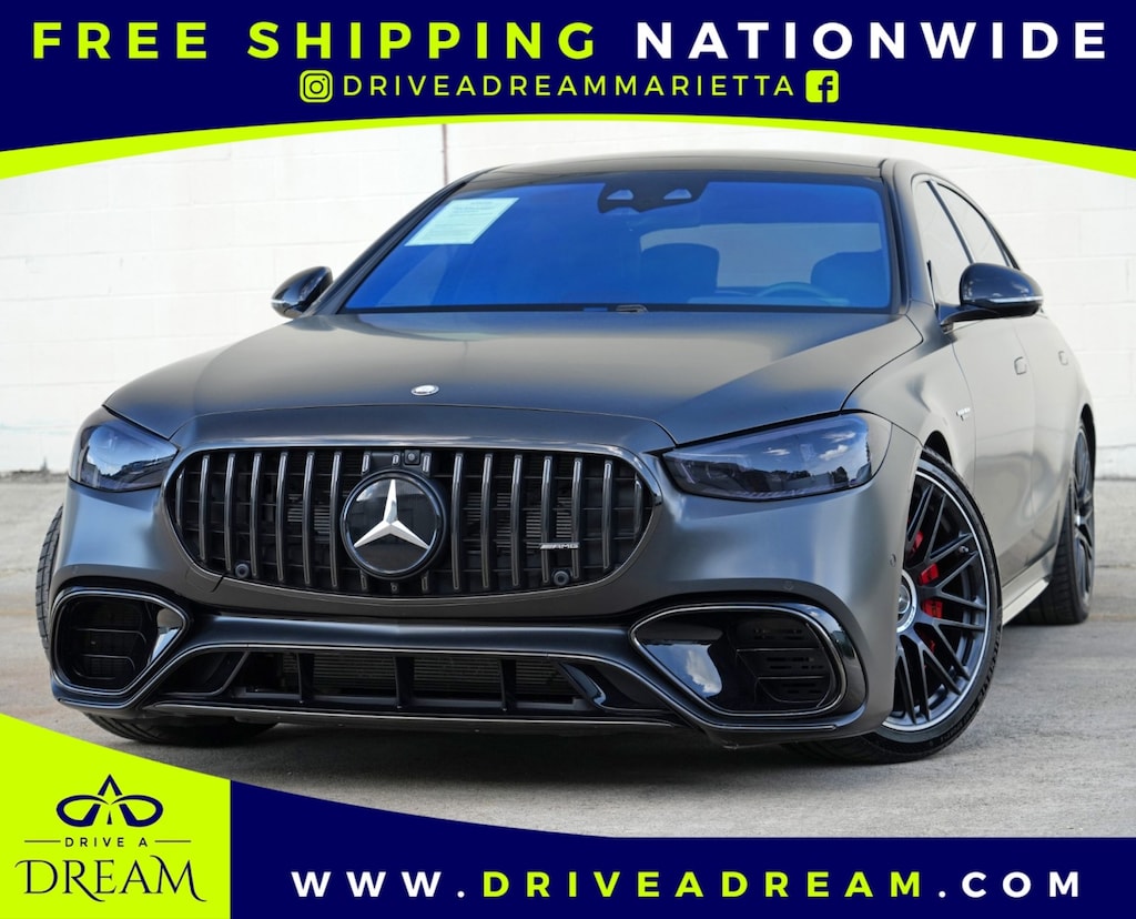 Used 2025 Mercedes-Benz S-Class AMG S 63 E w/ AMG Night Package Sedan