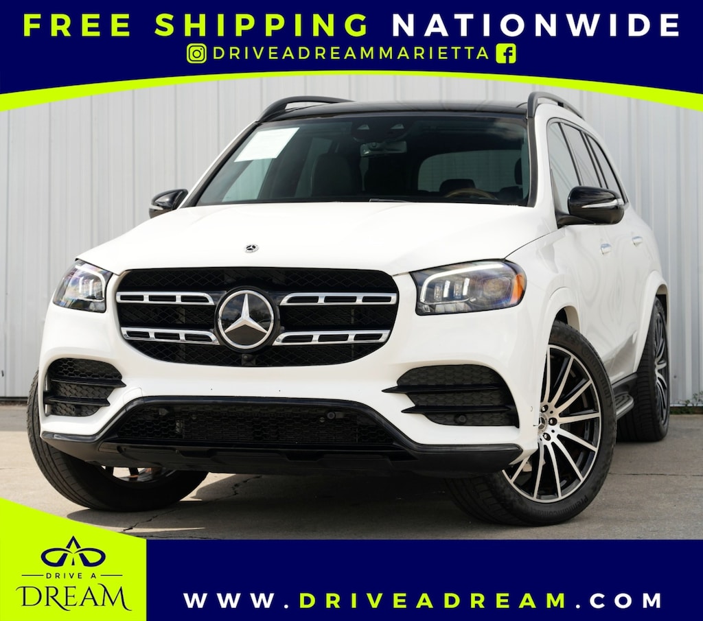Used 2022 Mercedes-Benz GLS GLS 450 w/ AMG Line, Driver Assist & Night Package SUV