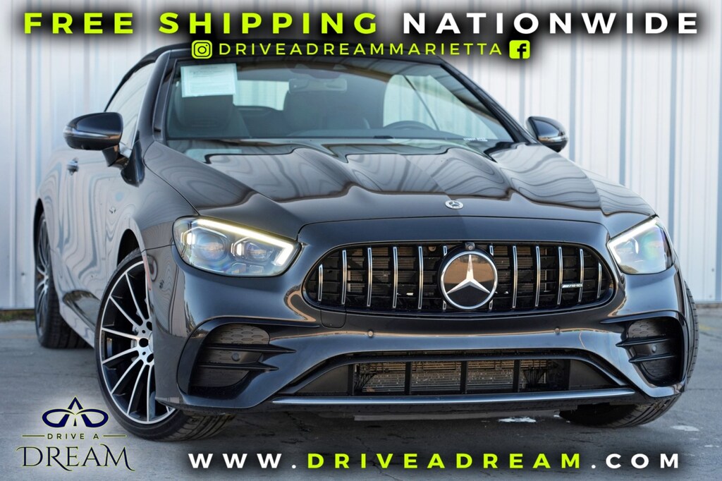 Used 2022 Mercedes-Benz E-Class AMG E 53 w/ Driver Assist Package Convertible