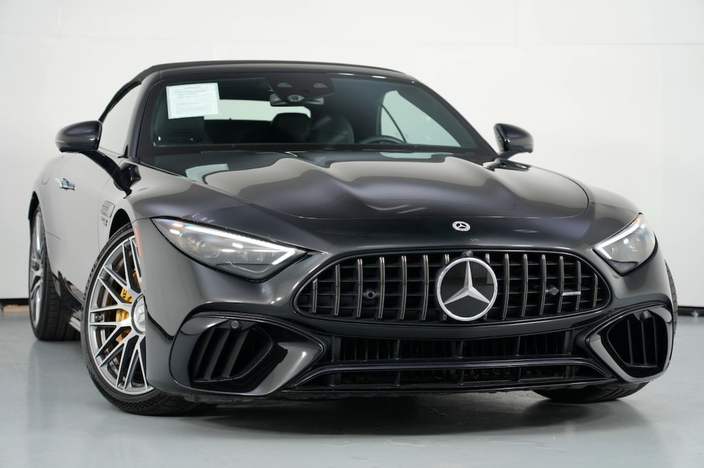 Used 2022 Mercedes-Benz SL AMG SL 63 w/ Driver Assist & AMG Night Packages Convertible